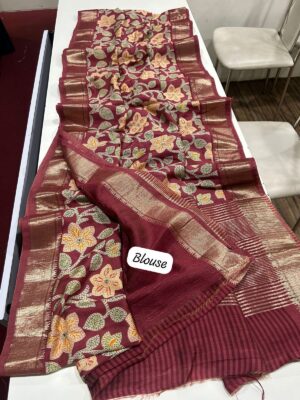 Soft Munga Silk Printed Sarees (15)