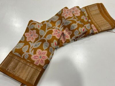 Soft Munga Silk Printed Sarees (8)