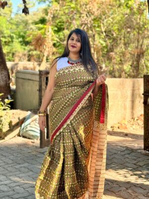 Mulmul Cotton Sarees With Blouse (4)