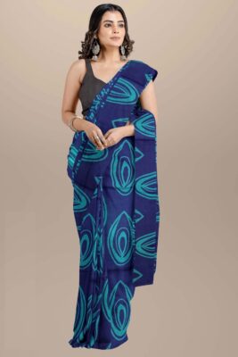 Pure Mulmul Cotton Sarees With Blouse (13)