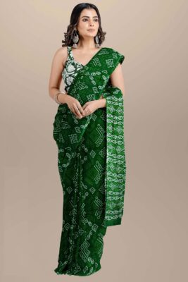 Pure Mulmul Cotton Sarees With Blouse (33)
