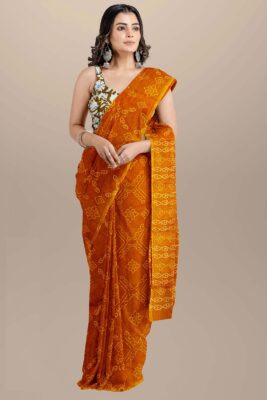 Pure Mulmul Cotton Sarees With Blouse (36)