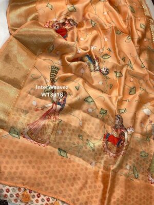 Chiniya Soft Silk Sarees With Blouse (13)
