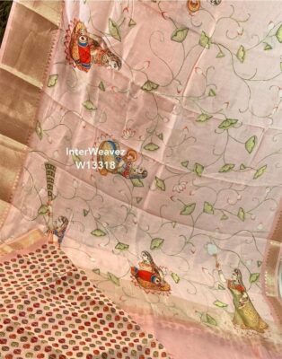 Chiniya Soft Silk Sarees With Blouse (7)