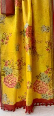 Exclusive Summer Collection Linen Sarees (28)