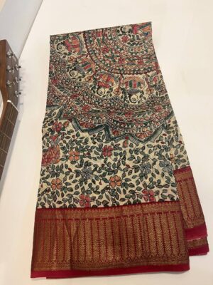Handloom Maheshwari Silk Sarees With Madhubani Prints (14)