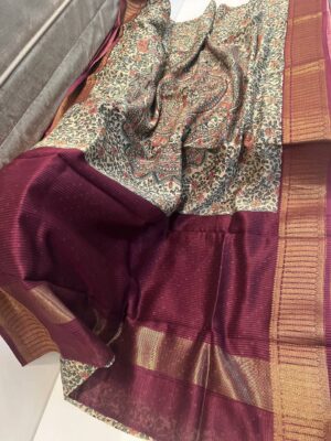 Handloom Maheshwari Silk Sarees With Madhubani Prints (15)