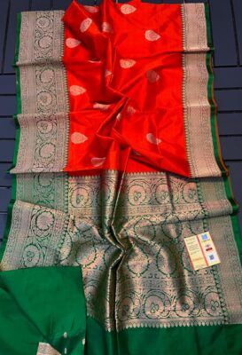 Latest Pure Banaras Katan Silk Sarees (8)
