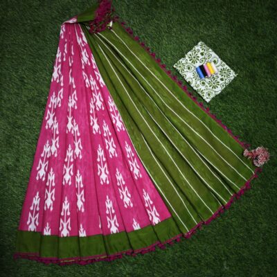 Pure Mul Mul Cotton Sarees With Blouse (54)