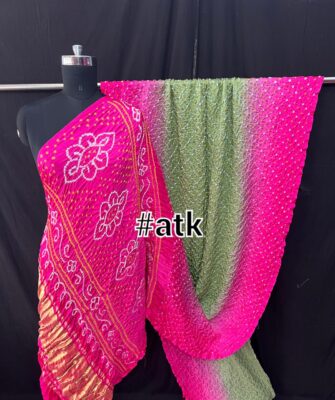 Pure Gajji Silk Kutch Bandini Sarees (2)