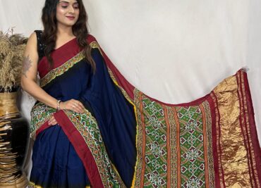 Pure Modal Silk Patola Printed Sarees (2)
