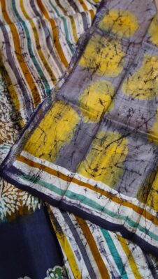 Pure Silk Sarees With Handpainted Batik Design (14)