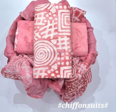 Latest Coton Dress Materials With Chiffon Dupatta (14)