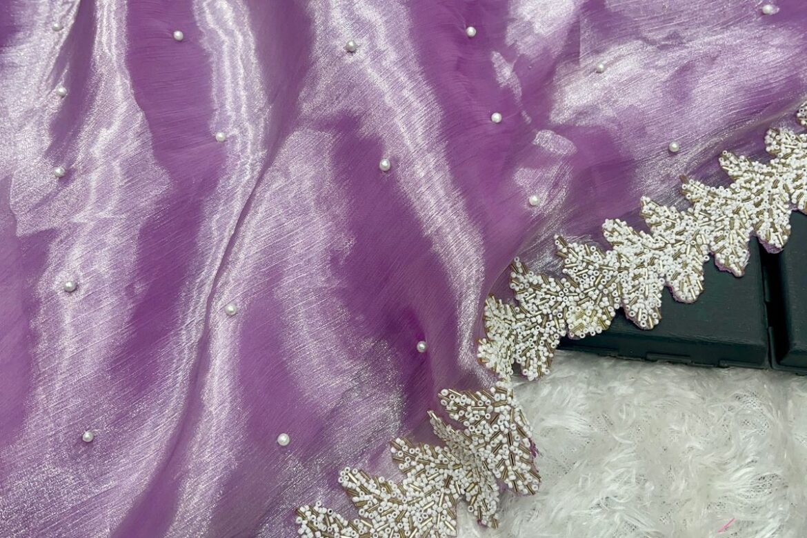 New Arrival Barberry Chiffon Sarees (4)