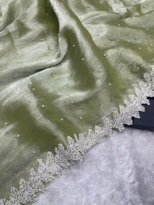 New Arrival Barberry Chiffon Sarees (5)