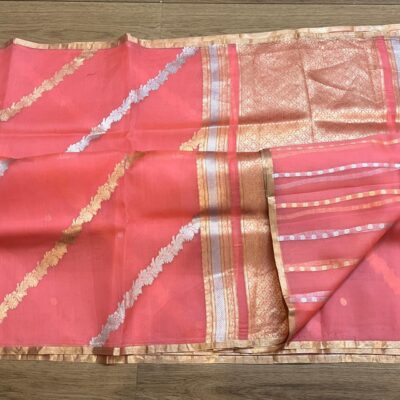 Pure Handloom Weaving Kora Silks Sarees (1)