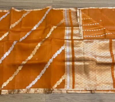 Pure Handloom Weaving Kora Silks Sarees (5)
