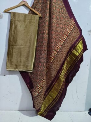 Ajakh Printed Mushru Dresses (14)