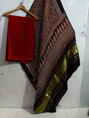 Ajakh Printed Mushru Dresses (3)