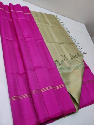 Latest Colors Double Warp Silk Sarees (3)