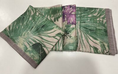 Soft Linen Tussar Sarees With Prints (16)