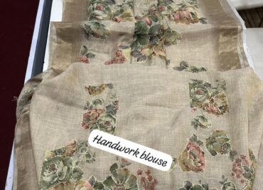 Light Weight Bengal Linen Tissue Sarees (21)