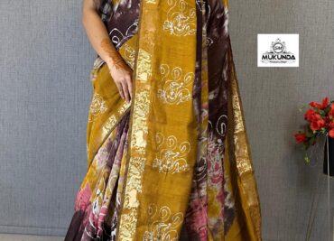 Soft Maheshwari Silk Sarees With Batik Prints (7)