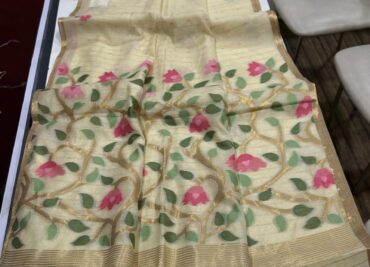 Soft Woven Muslin Jamdhani Sarees (5)