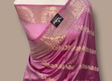 Banarasi Semi Raw Mango Silk Sarees (1)