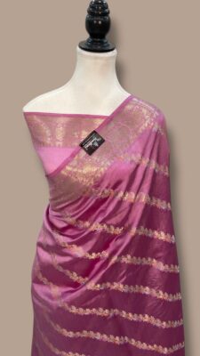 Banarasi Semi Raw Mango Silk Sarees (15)