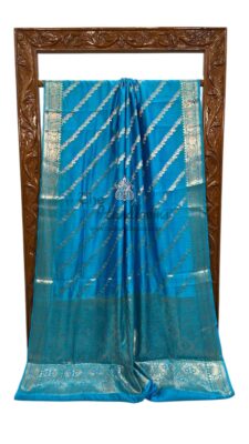 Banarasi Semi Raw Mango Silk Sarees (17)