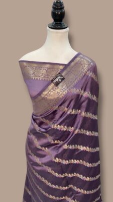 Banarasi Semi Raw Mango Silk Sarees (2)