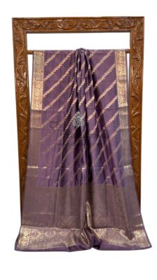 Banarasi Semi Raw Mango Silk Sarees (3)
