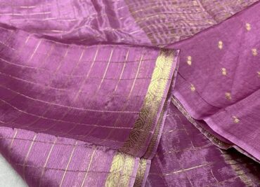 Beautiful Chinnon Viscose Sarees With Blouse (2)