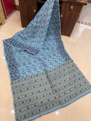 Exclusive Pure Cotton Dhakai Jamdhani Sarees (1)
