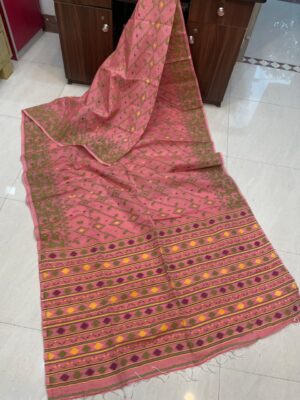 Exclusive Pure Cotton Dhakai Jamdhani Sarees (10)