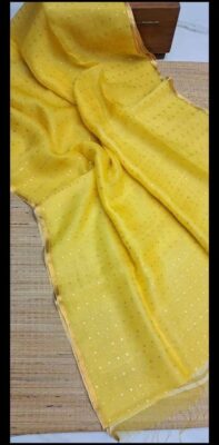 Exclusive Pure Muslin Sequence Hand Weaving Sarees (20)