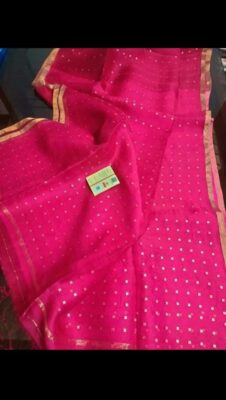 Exclusive Pure Muslin Sequence Hand Weaving Sarees (22)