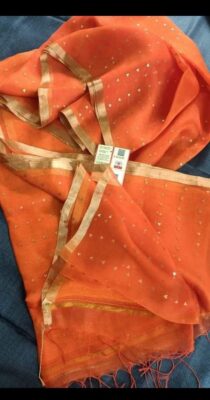 Exclusive Pure Muslin Sequence Hand Weaving Sarees (25)