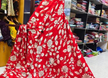 Handpainted Kalamkari Silk Sarees (5)