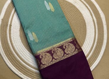Latest Semi Mysore Crepe Sarees (5)
