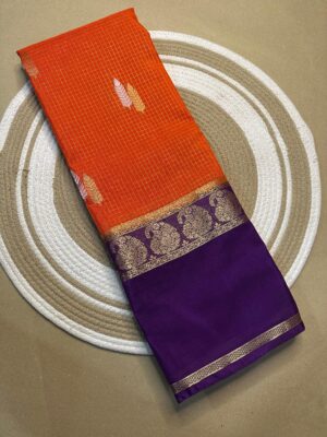 Latest Semi Mysore Crepe Sarees (8)