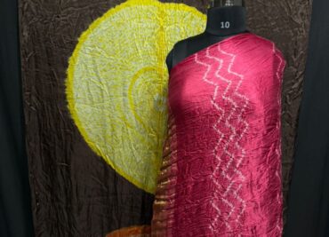 Modal Silk Sarees With Shibori With Blouse (2)