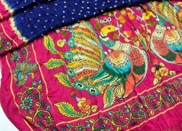 Premium Modal Silk Kalmakari Sarees (10)