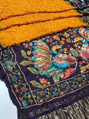 Premium Modal Silk Kalmakari Sarees (11)