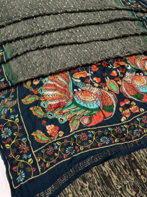 Premium Modal Silk Kalmakari Sarees (7)
