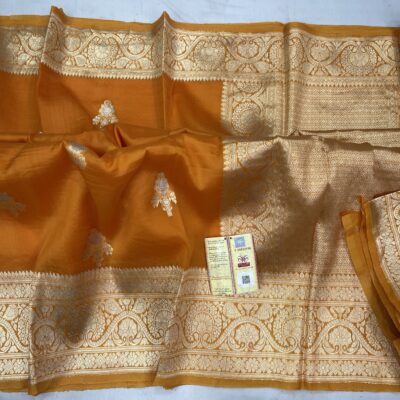 Pure Kora Silk Sarees With Blouse (1)