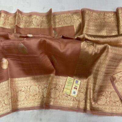 Pure Kora Silk Sarees With Blouse (10)
