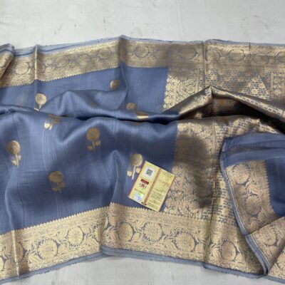 Pure Kora Silk Sarees With Blouse (12)