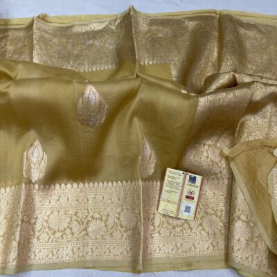 Pure Kora Silk Sarees With Blouse (2)